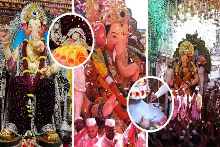 Mumbai: Lalbaugcha Raja Ganesh idol taken for visarjan amid emotional farewell by devotees