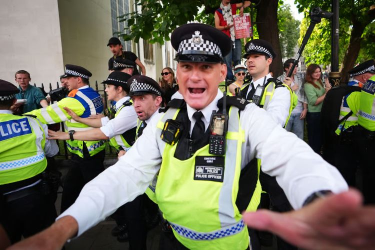 Police misbehaved during 'Palestine Action Rally', around 425 arrested