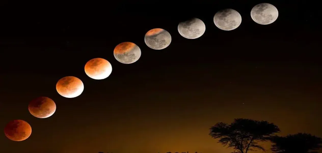 The whole country saw the amazing view of the total lunar eclipse, but clouds caused disturbance