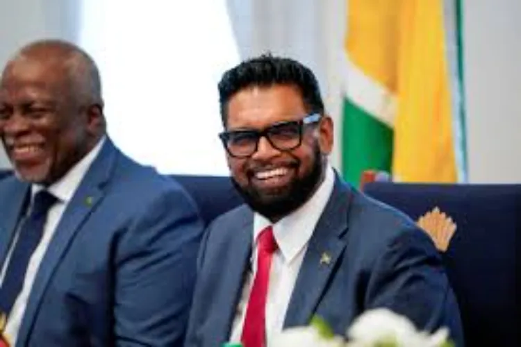 Guyana's President Irfaan Ali took oath for the second time