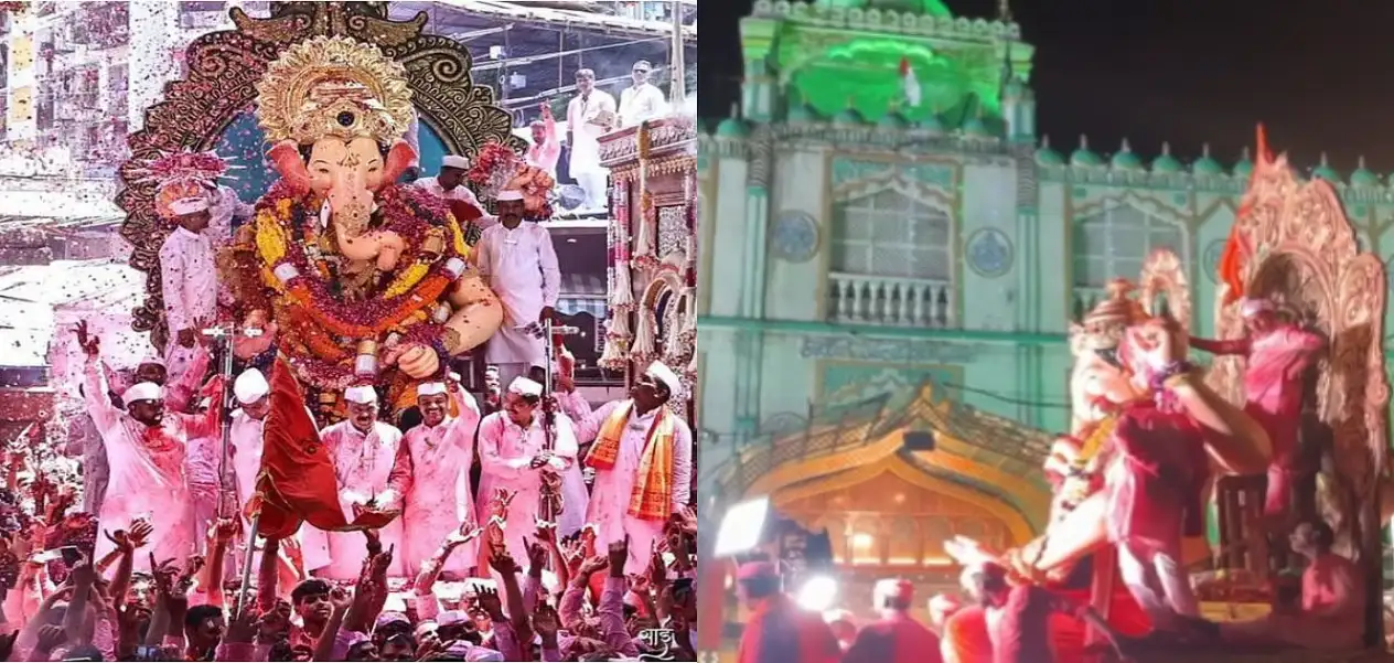 Why does Mumbai's Lalbaugcha Raja stop at this mosque every immersion? Know the story behind it