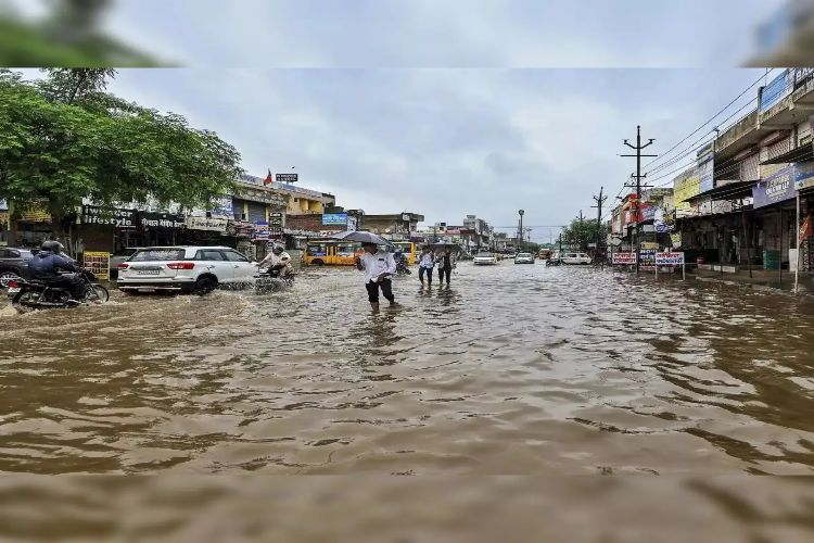 Heavy rains continue in Rajasthan; Brother and sister die due to house collapse in Bharatpur