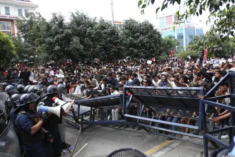 Indefinite curfew imposed in Kathmandu after violent protests against social media ban