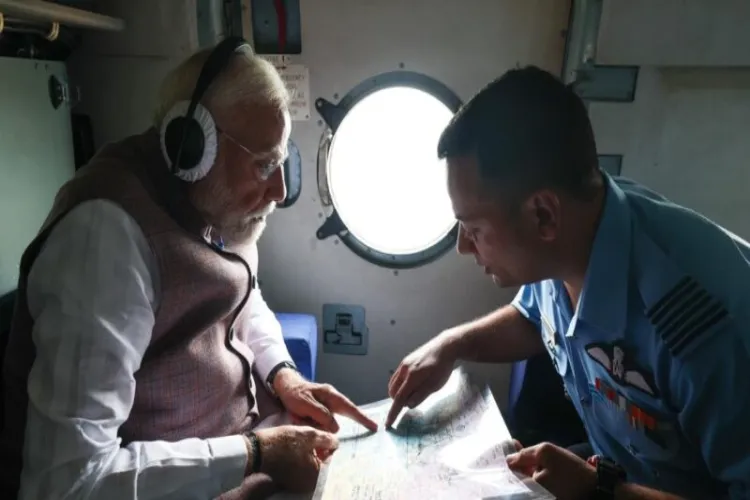 Prime Minister did an aerial survey of Himachal flood-affected areas, announced financial assistance