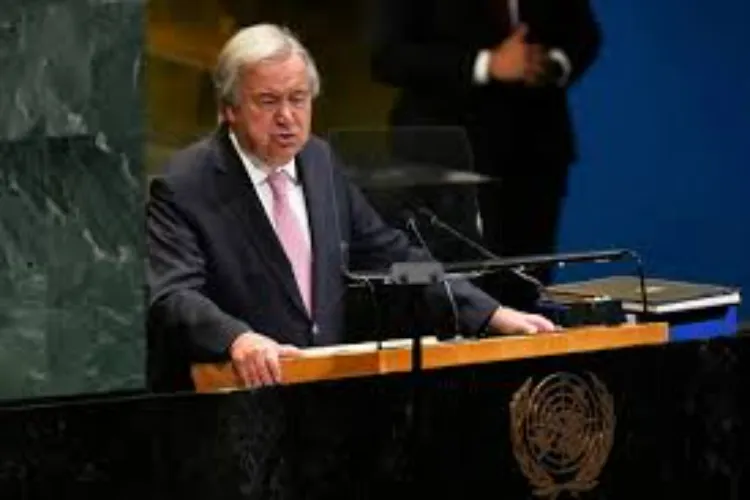 United Nations Secretary General said – spend on eradicating poverty, not on war, only then will the world become safe