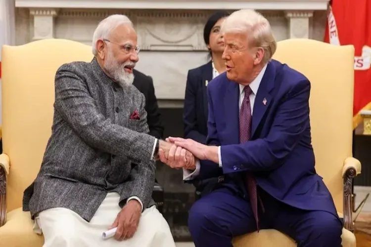 PM Modi said he is looking forward to talking to Trump