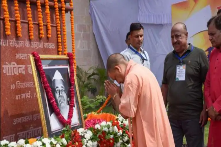 Adityanath pays tribute to first UP CM Govind Ballabh Pant