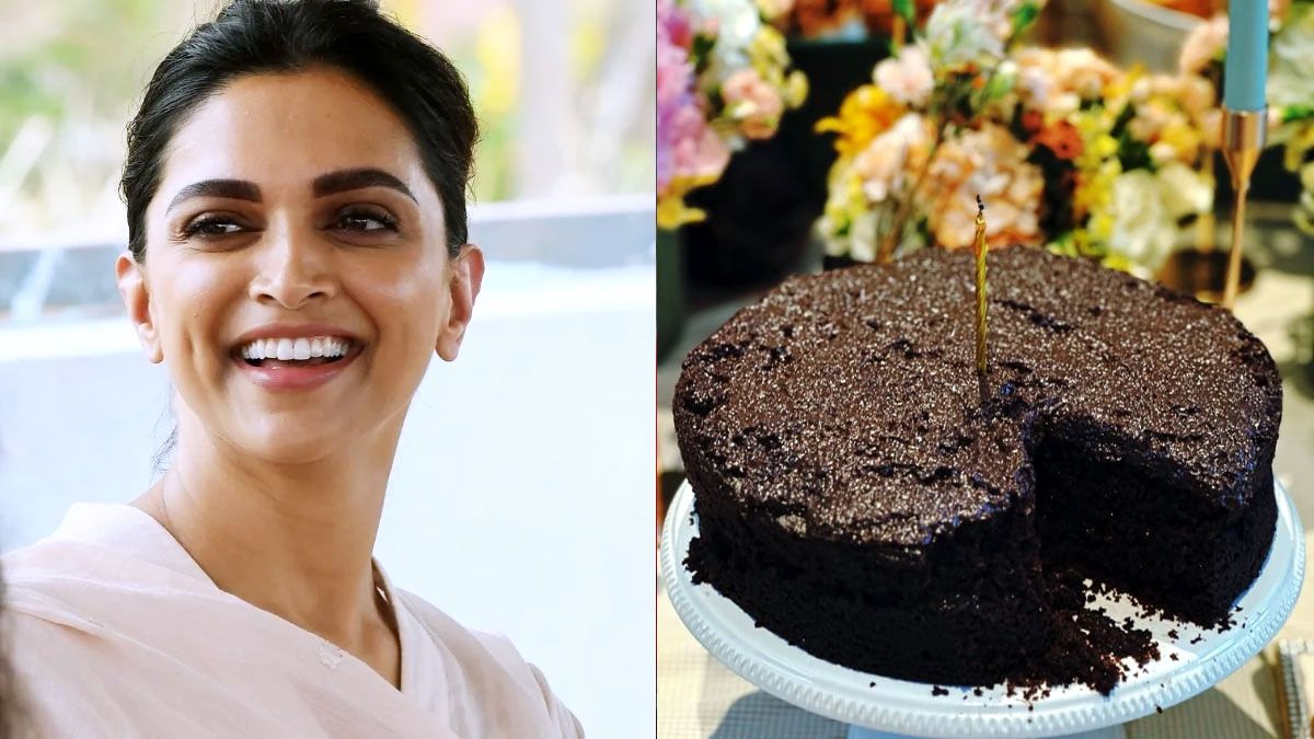 Deepika baked the cake herself for her daughter's first birthday