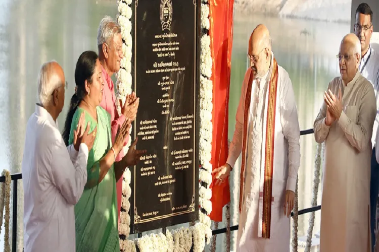 Amit Shah inaugurated and laid the foundation stone of development projects worth Rs 66 crore in Sanand, Gujarat
