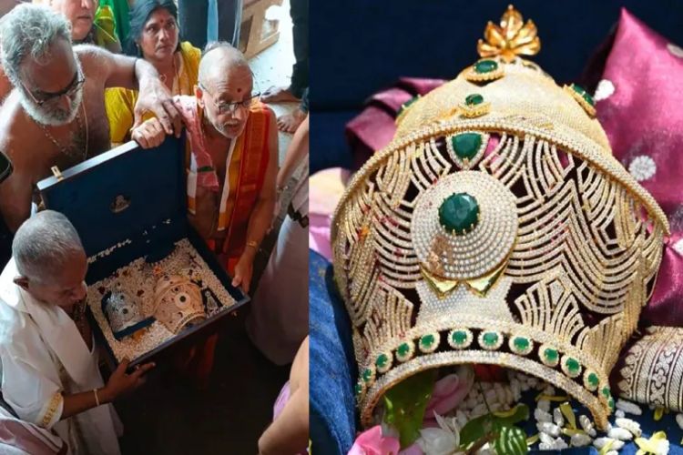 Ilaiyaraaja offered a crown worth Rs 4 crore to Mookambika Devi temple