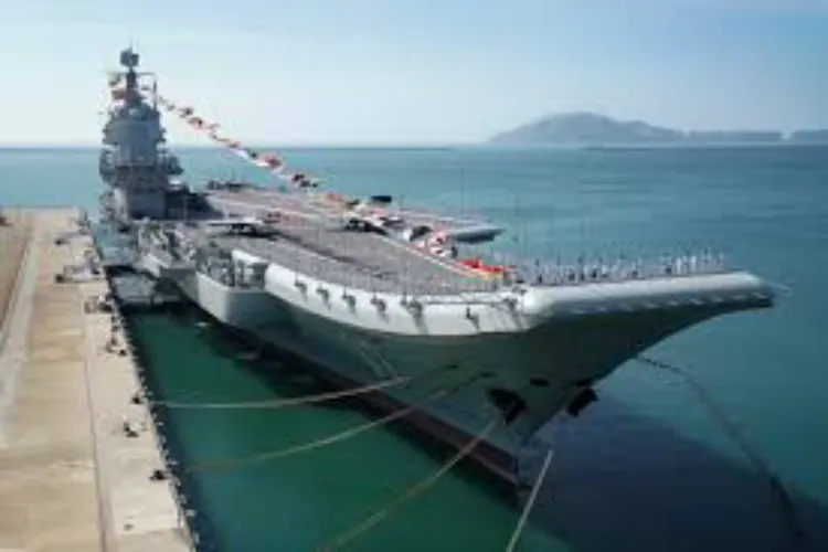 China's new aircraft carrier passes through Taiwan Strait for the first time