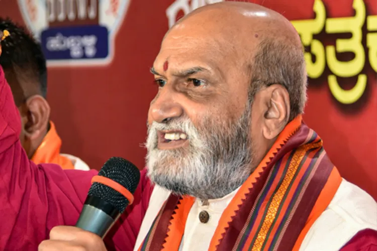 Sri Ram Sena chief Pramod Muthalik opposed India-Pakistan cricket match