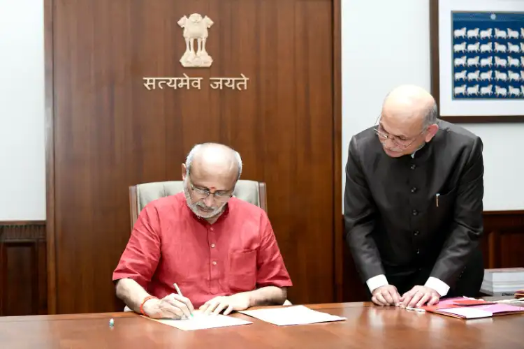 Vice President CP Radhakrishnan assumes charge as Rajya Sabha chairman