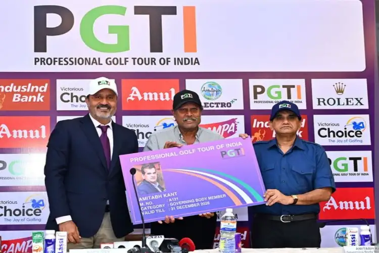 PGTI announces appointment of Amitabh Kant as governing body member