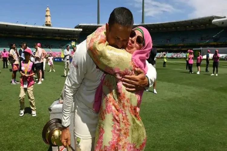 Australian cricketer Usman Khawaja's mother was harassed on the field for wearing a hijab