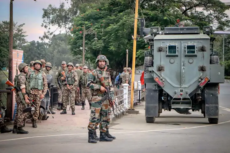 Tight security in Manipur's Imphal ahead of PM Modi's visit