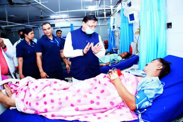 Uttarakhand: CM Dhami inspects Doon Medical College, reviews health services