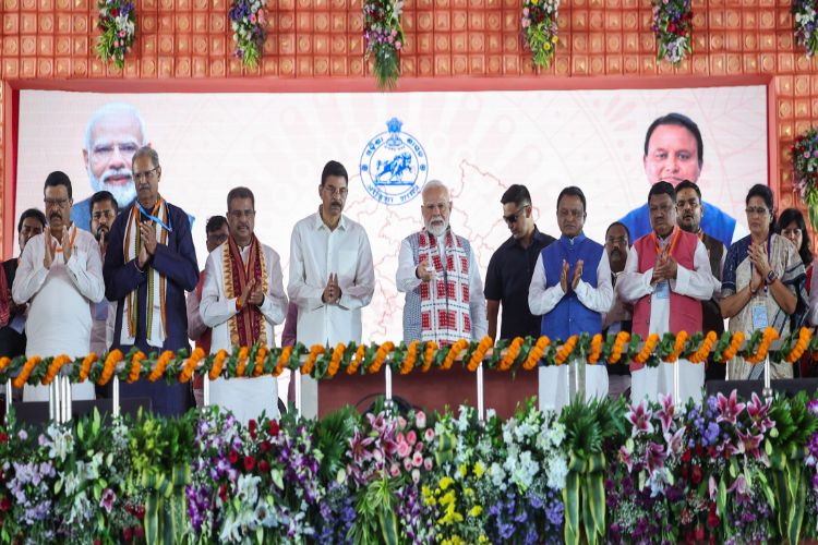 PM lays foundation stone for health and infrastructure projects worth Rs 6,300 crore in Darang