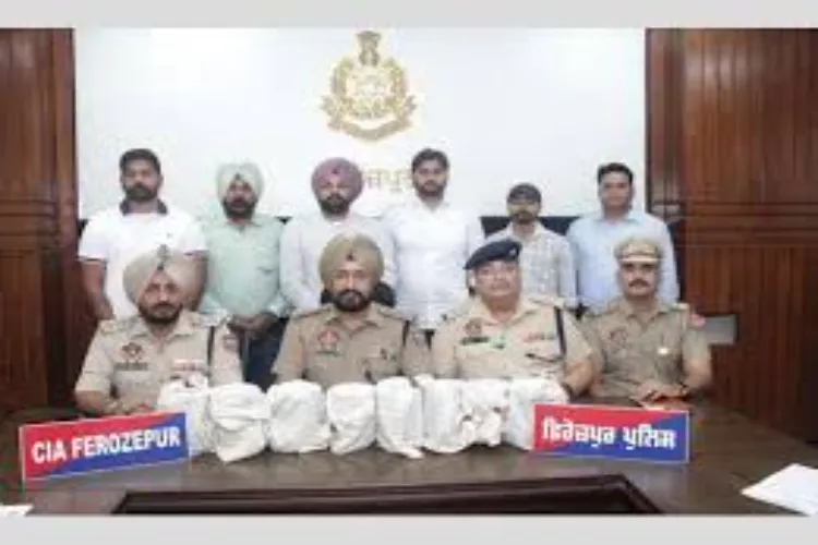 Punjab: Ferozepur police bust cross-border drugs racket, seize heroin worth Rs 75 crore