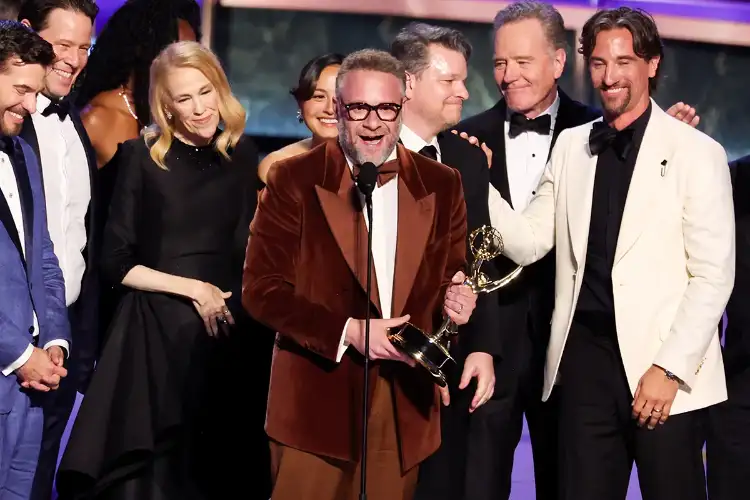 'The Studio' makes Emmy history with 13 wins, Seth Rogen ties record for most wins in one night