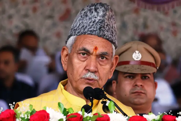 Lieutenant Governor Manoj Sinha inaugurates parcel train connecting JK's Budgam to Delhi