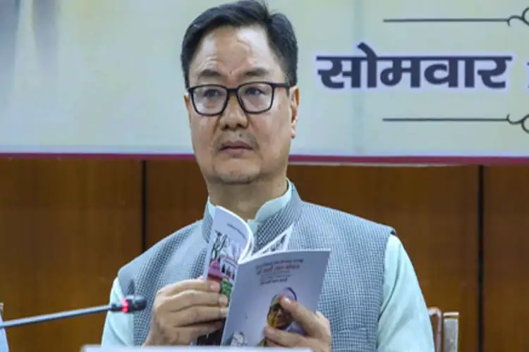 SC order on Waqf Act good sign for democracy, says Rijiju