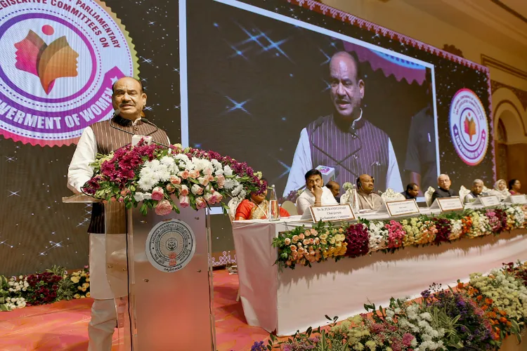LS Speaker pitches for panels on women empowerment in all states