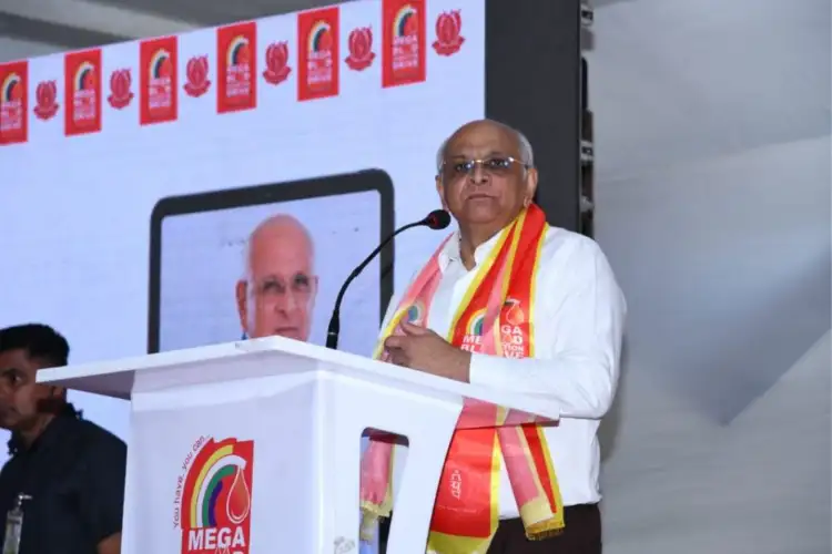 Gujarat Health Minister inaugurates blood donation camp in Gandhinagar ahead of PM Modi's birthday