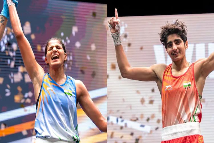 After winning gold at the World Championships, Jasmine and Meenakshi set their sights on the Los Angeles Olympics