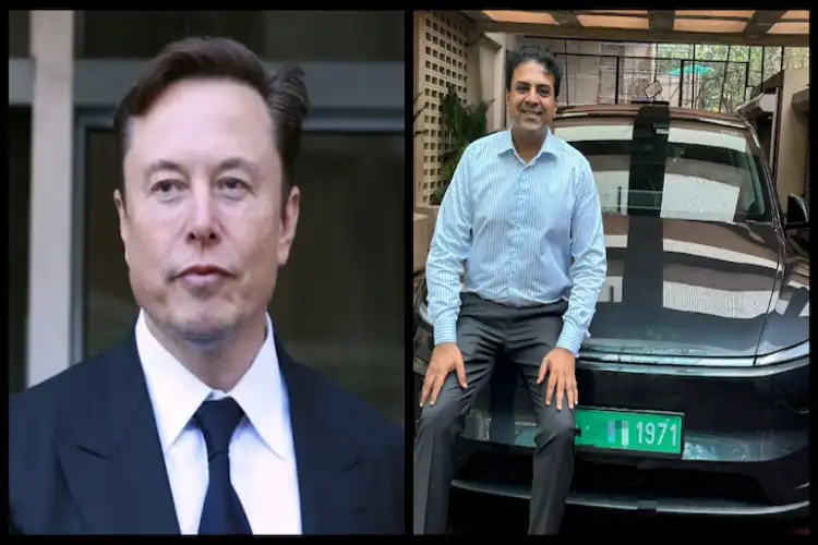 Inox Group’s Siddharth Jain receives ‘India Inc’s first Tesla’. His message to Elon Musk