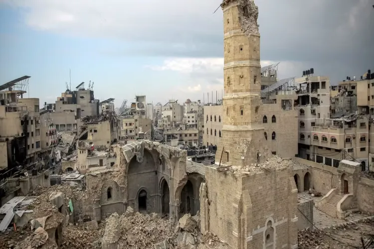 Israel destroys 750-year-old historic mosque in Gaza