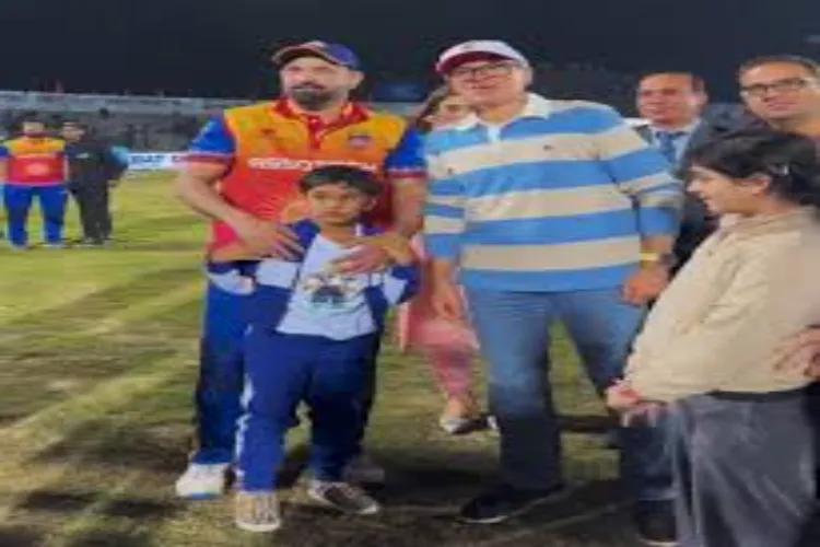 TMC MP Yusuf Pathan meets Jammu and Kashmir Chief Minister Omar Abdullah