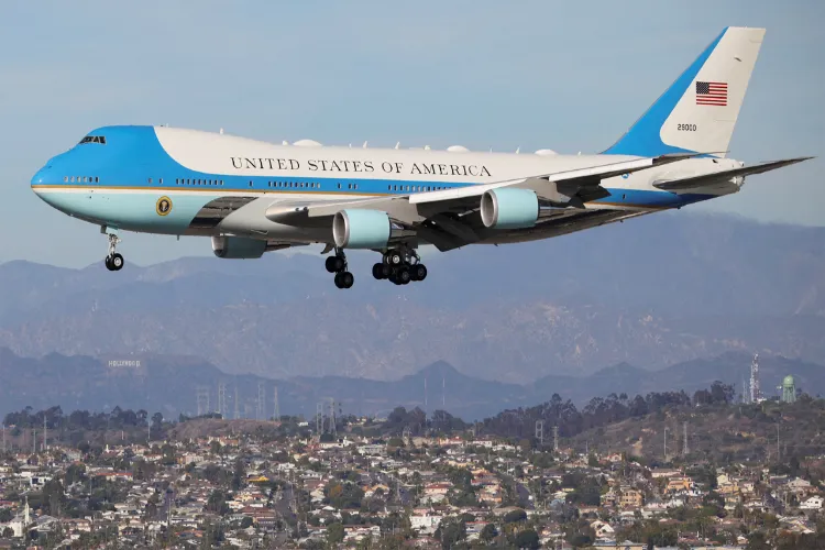 The Spirit Airlines pilot received a severe reprimand for flying too close to Trump's plane.