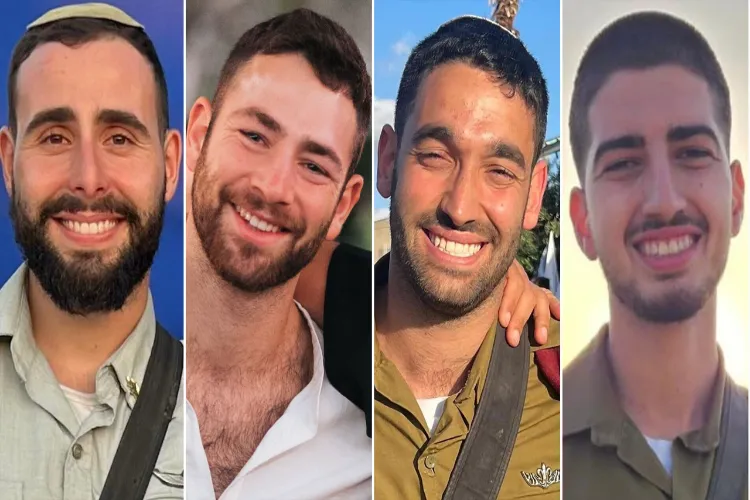 Bomb blast in Gaza: Four Israeli soldiers killed