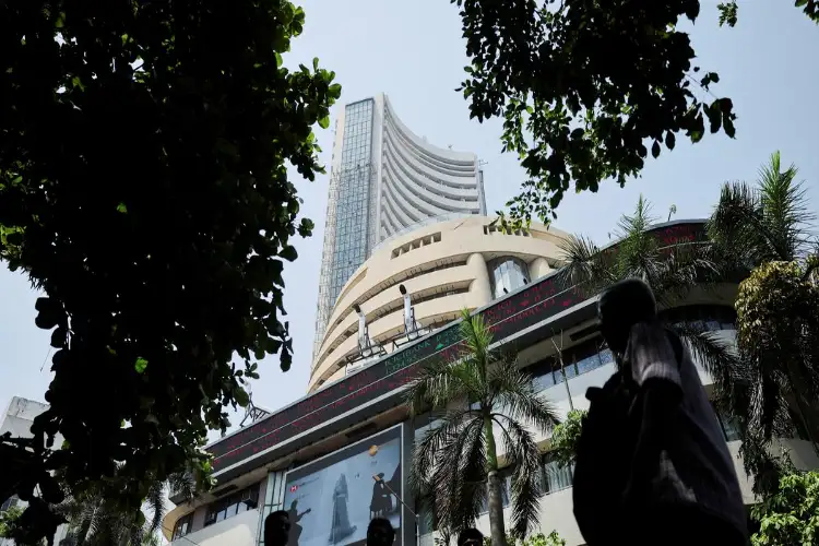 The three-day rally in the stock market came to a halt, the Sensex fell by 387 points.