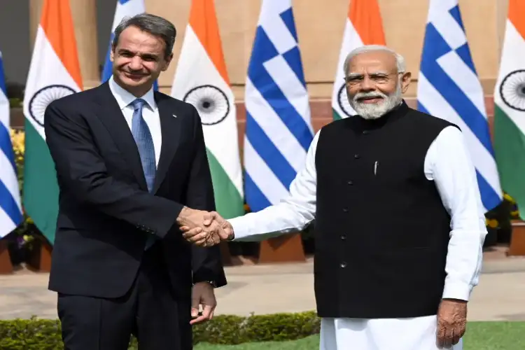 Greek PM dials Modi, extends support for early conclusion of India-EU FTA