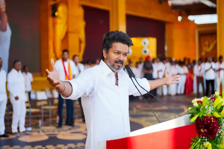 Actor Vijay criticises DMK government for imposing conditions on rallies