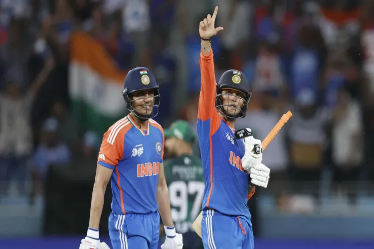 India taught Pakistan a lesson in batting skills by defeating them by a large margin.