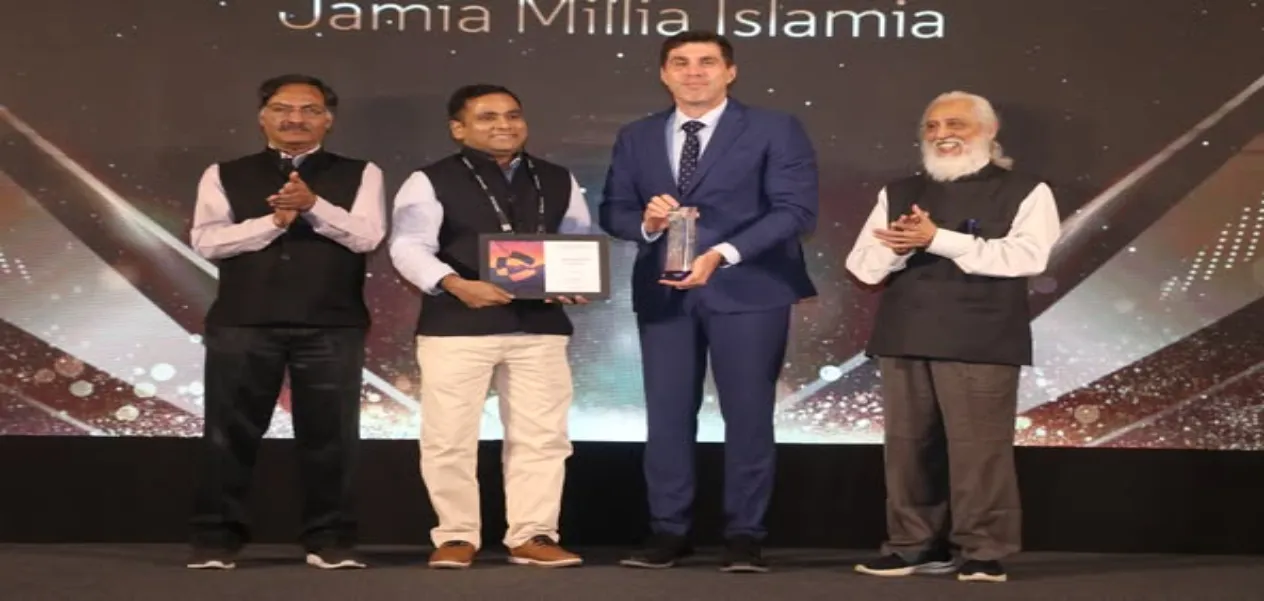 Clarivate 2025: Dr. Khalid Raza receives the individual research excellence award, and JMI receives the institutional research excellence award.