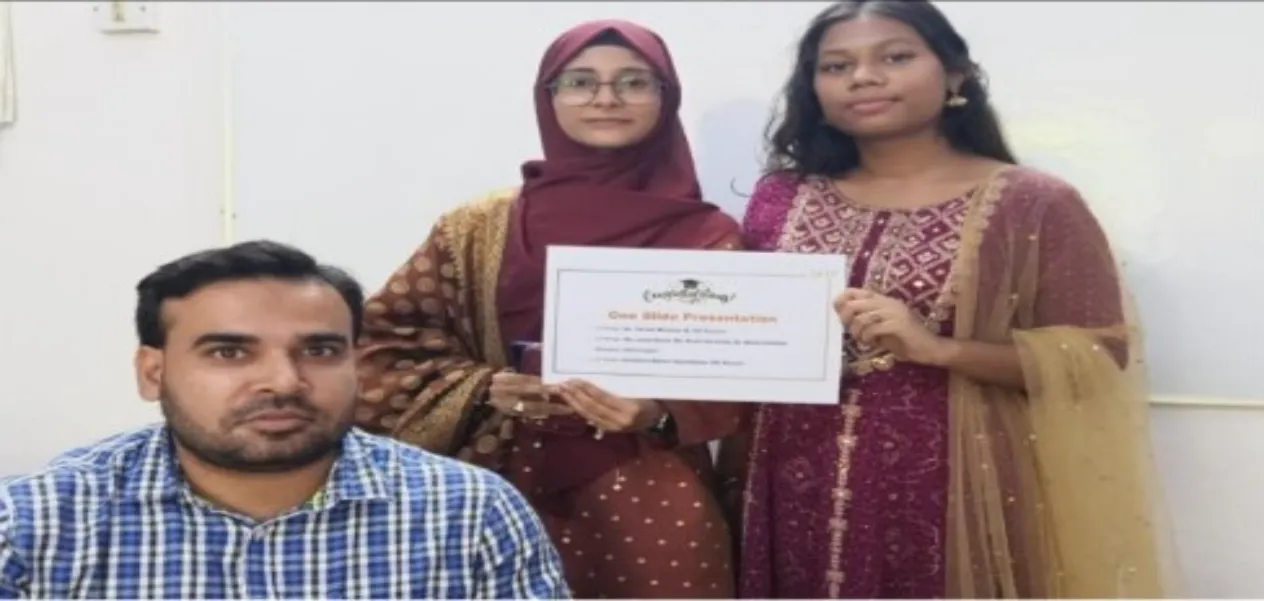 Students from AMU's Women's Polytechnic College won an award at the research symposium held at IIT Indore.