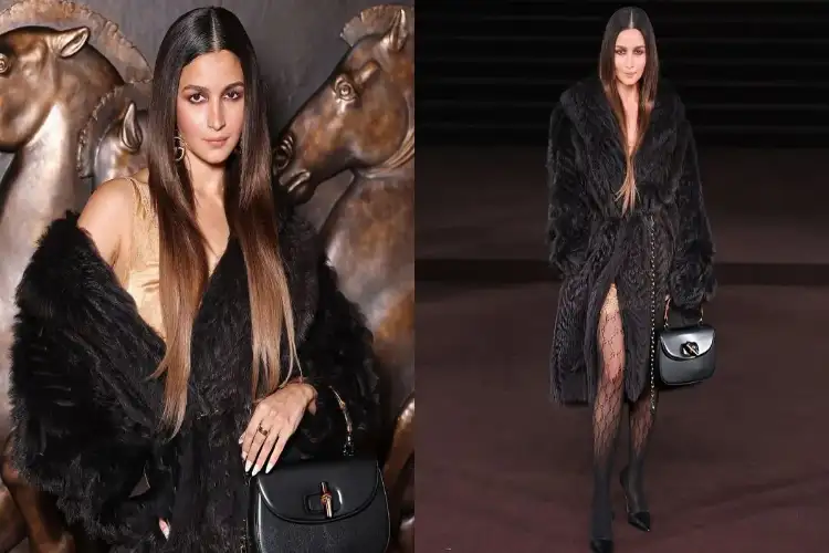 Alia Bhatt serves high drama in bold Gucci look from Demna's debut collection at Milan Fashion Week: See all the pics