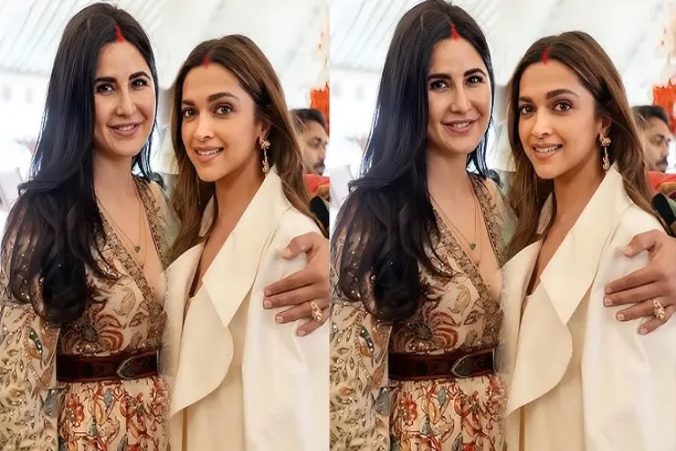 Deepika congratulated Katrina, seemingly putting aside past differences.