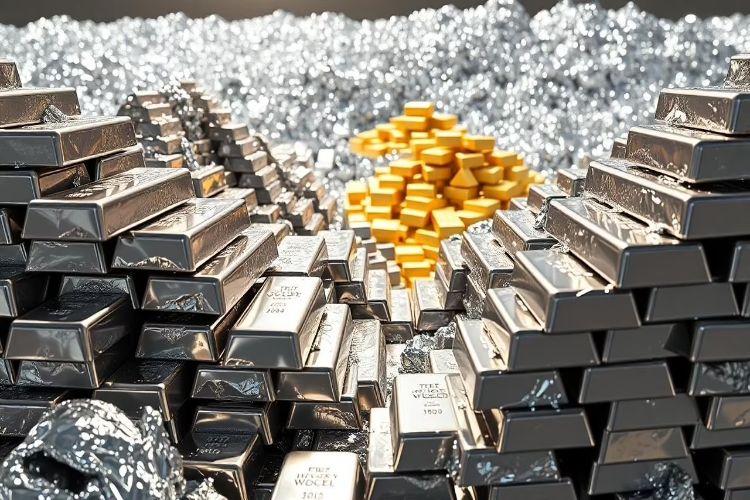 Gold prices fall in the futures market, silver becomes expensive