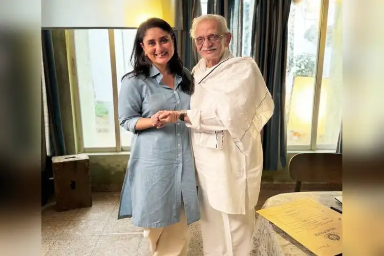 Kareena Kapoor Khan Meets Gulzar, Shares Photos With Legendary Lyricist