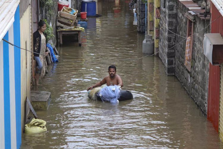 Floods in Dharashiv, Maharashtra, damage crops on over two lakh hectares of land.