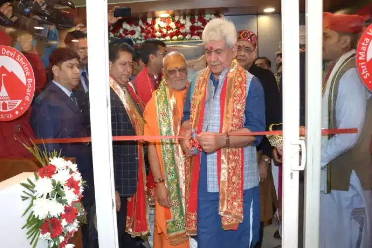 Jammu and Kashmir: Lieutenant Governor Manoj Sinha inaugurated the 'Seva Parv' (Festival of Service) from Shri Mata Vaishno Devi Dham.