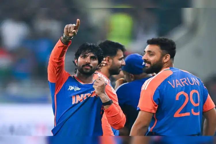 IND vs PAK : India beat Pakistan by five wickets, Tilak with 69 runs remaining