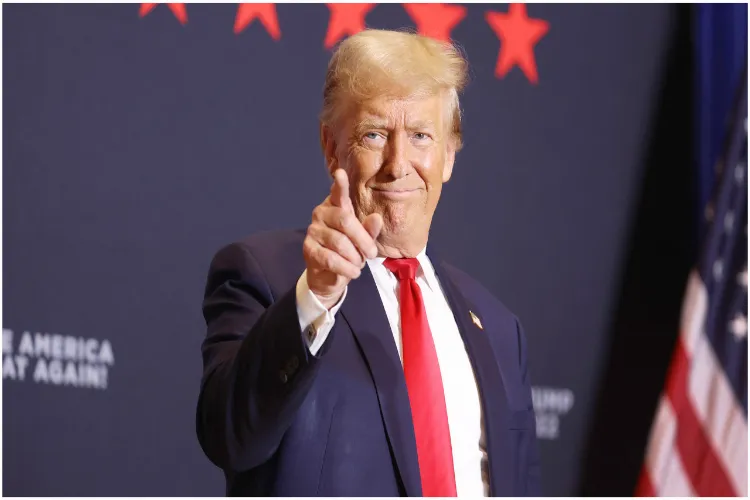 Trump hinted that something significant is about to happen in the Middle East.