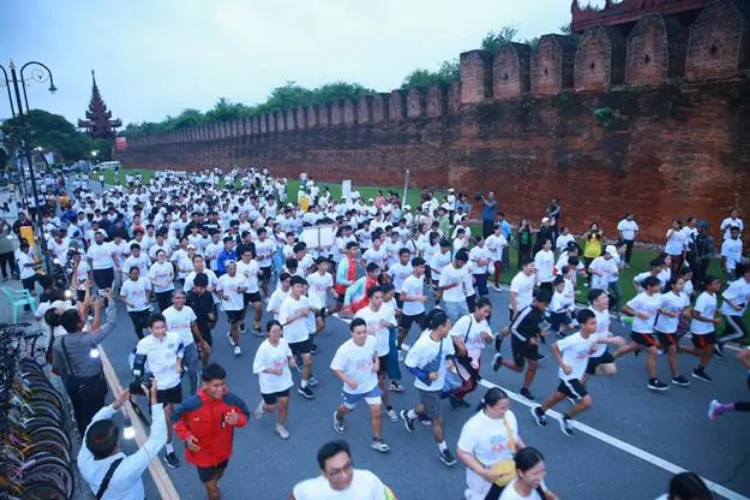 People of Indian origin living in over 100 countries around the world came together to organize the 'Developed India Run' to contribute to India's development.