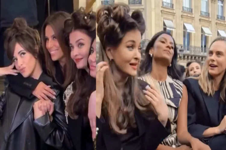 Indian glamour shines at Fashion Week: Aishwarya and Aardhya make a special appearance